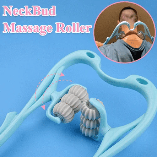 Neck Massager,Point Neck Roller,neckbud Massage Roller, Neck and